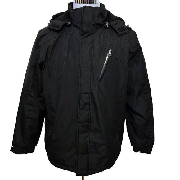 CB Sport Black Puffer Jacket for Men Size L - Picture 1 of 16